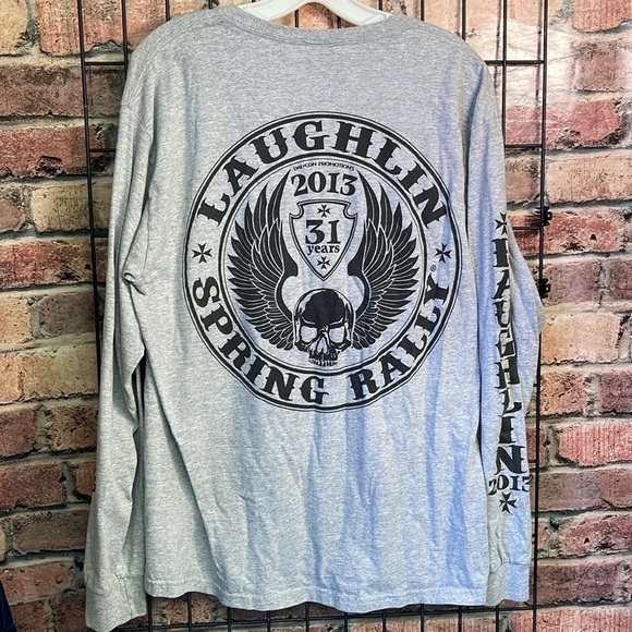 Laughlin Spring Rally 2013 men’s long sleeve t shirt size large - Picture 5 of 6